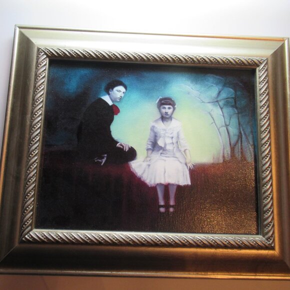 The Children by Rochelle Phister 13.5"x10.5" Framed Giclee Print Spooky Vintage - Picture 14 of 16